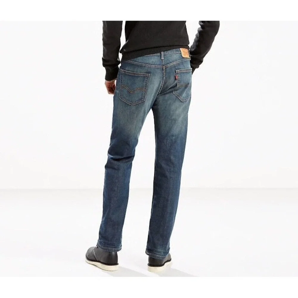 Levi 505 Regular Fit Jeans Medium Wash Men Size W36 L32